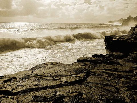 Framed Pahoa Sea Print