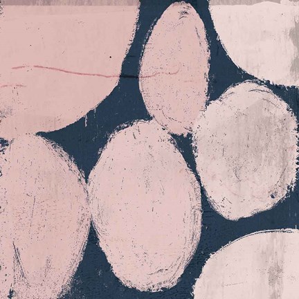 Framed Raw Sienna XII Pink Print