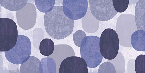 Framed Purple Drips III Print