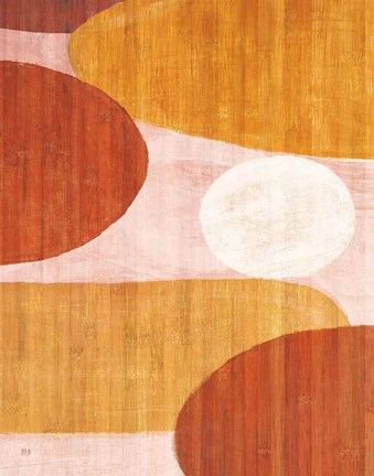 Framed Costa Del Sol I Pink Print