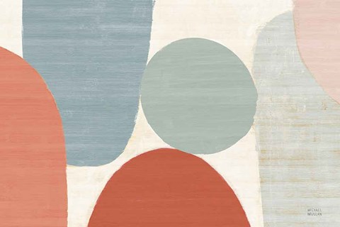 Framed Spring Costa Del Sol II Muted Crop Print