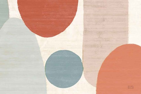 Framed Spring Costa Del Sol I Muted Crop Print