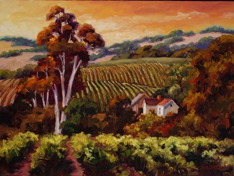 Framed Amber Skies Print