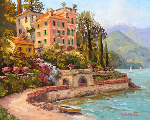 Framed Lake Como Luxury Print