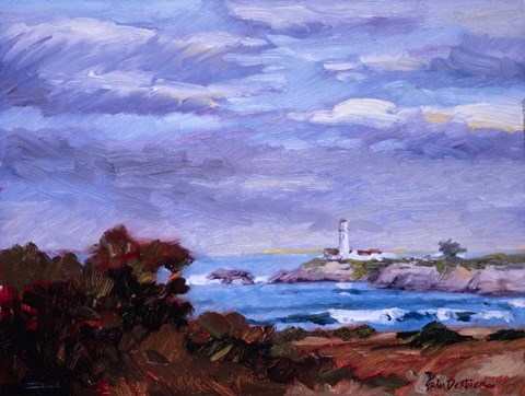 Framed Lighthouse Impression Print