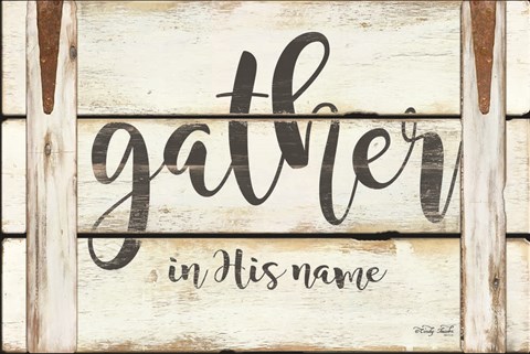 Framed Gather in His Name Print