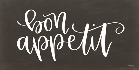 Framed Bon Appetit Print