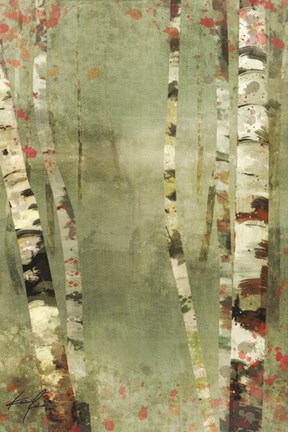 Framed Sage Green Unknown Path II Print