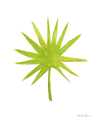 Framed Fresh and Green V Print