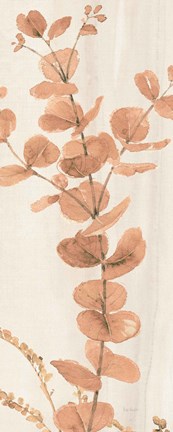 Framed Soft Terracotta Mixed Greens LX Print