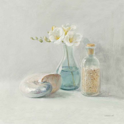 Framed Light Freesia Spa Print