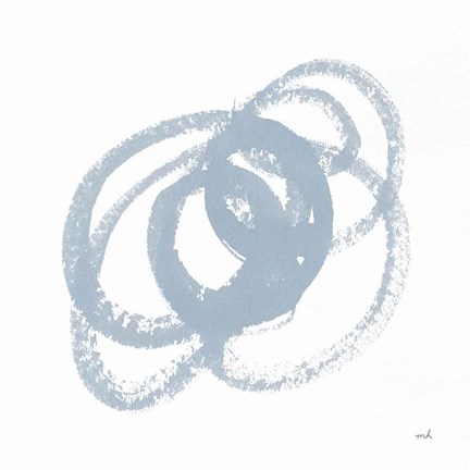 Framed Scribbly Spring IV Print