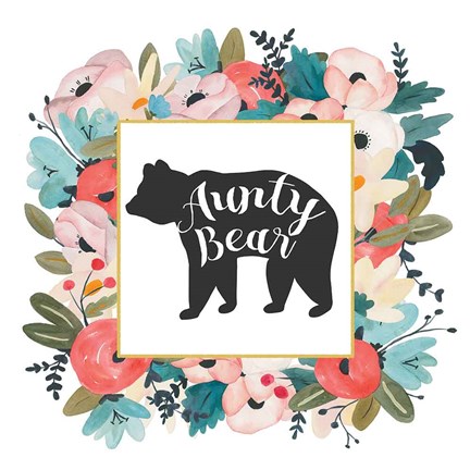 Framed Harriet Floral Aunt Inspiration III Print