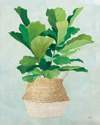 Framed Woven Palm II Print