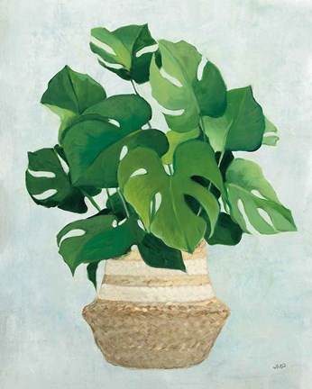 Framed Woven Palm I Print