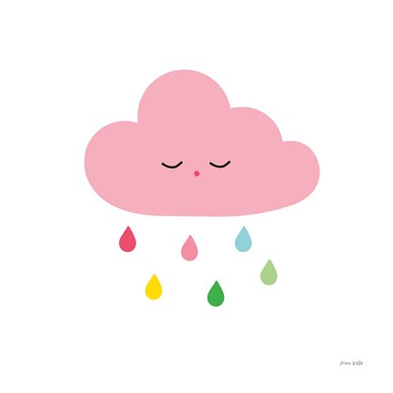 Framed Sleepy Cloud II Print