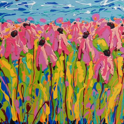 Framed Spring Party Print