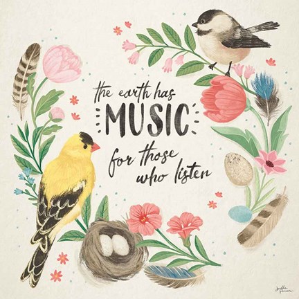 Framed Bird Study IV Print