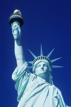 Framed Statue Of Liberty, New York Print