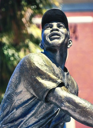 Framed Willie Mays Statue In AT&amp;T Park, San Francisco, California Print