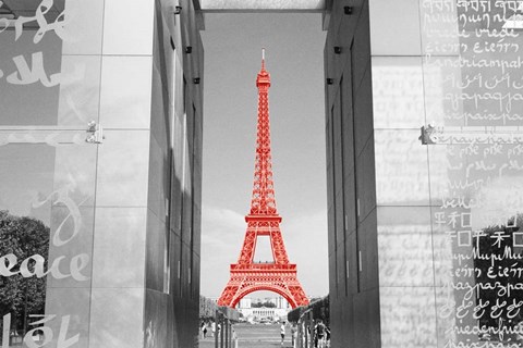 Framed Eiffel Tower Paris France Print