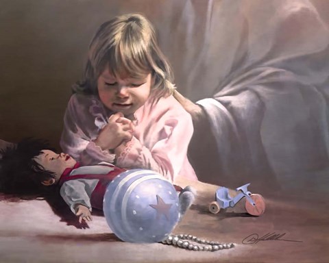 Framed Night Prayers Print