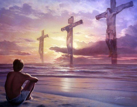 Framed No Greater Love Print