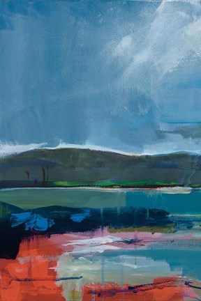 Framed Coastal Display I Print