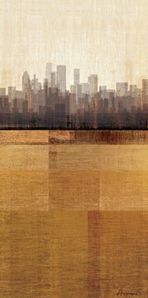 Framed Metropolitan Jewel-Box - Topaz Print