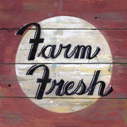 Framed Farm Fresh II Print