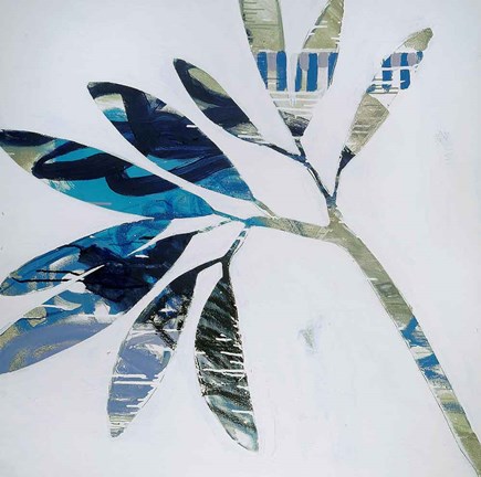 Framed Tropical Landscape III Print