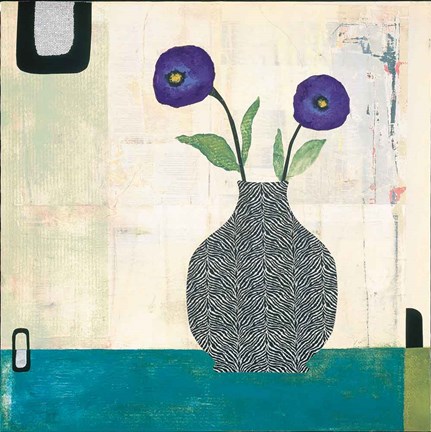 Framed Shades of Amethyst Print