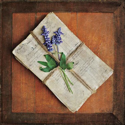 Framed Letters To Home II Print