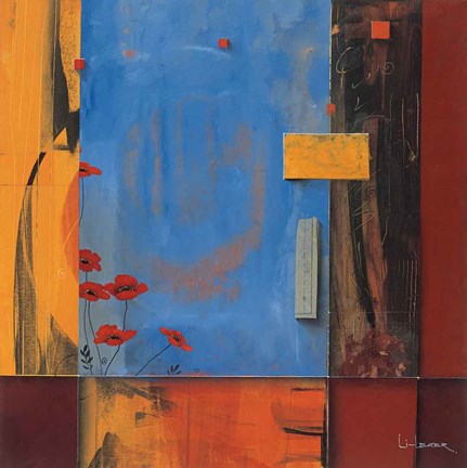 Framed Poppy Dance Print