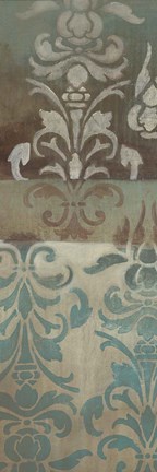 Framed Brocade Inspirations I Print