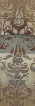 Framed Brocade Inspirations II Print