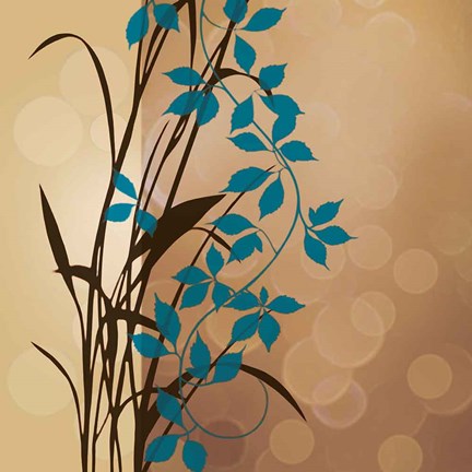 Framed Sunset Blueprint I Print