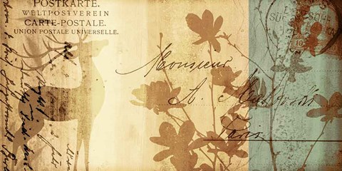 Framed Letter I Print