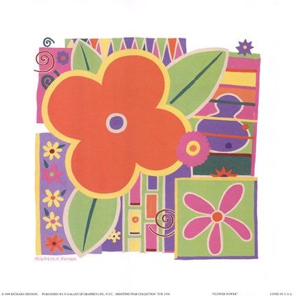 Framed Flower Power Print