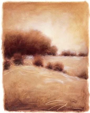 Framed Hill Side IV Print