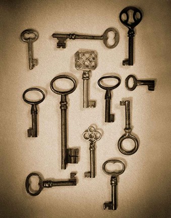 Framed Key Elements I Print