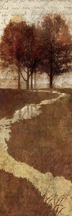 Framed Shades of Autumn I Print