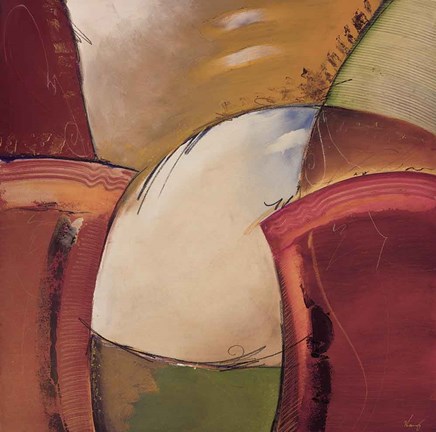 Framed Emerging I Print