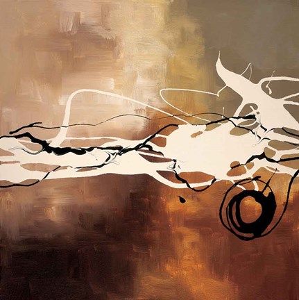 Framed Copper Melody II Print