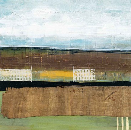 Framed Grazing Range II Print