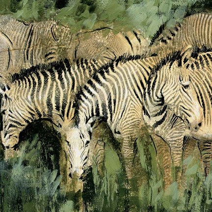 Framed Heart of the Jungle I Print