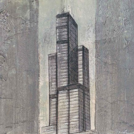 Framed Chicago I Print