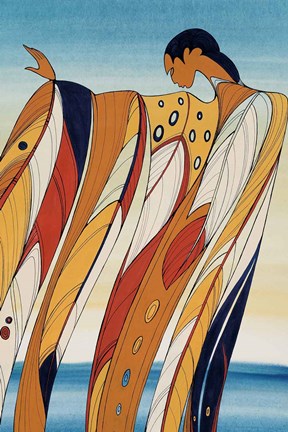 Framed Black Hills Woman Print