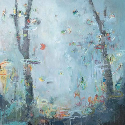 Framed Liquid Garden Print