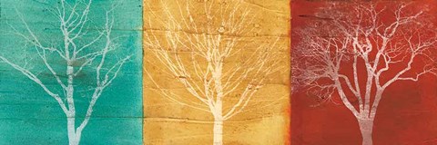 Framed Fallen Leaves Print